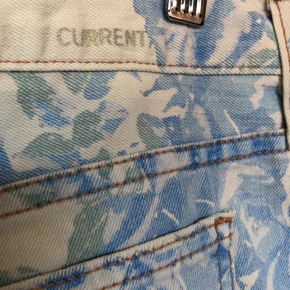 Current Elliott Boyfriend Shorts Blue Rose 29 - Picture 4 of 6